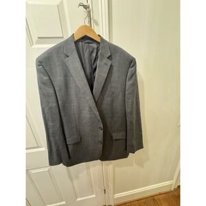 Lauren Ralph Lauren Men's 50L Wool Blazer Gray Made in Canada READ